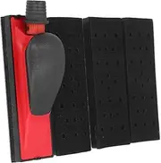 Hand Sanding Block, Dust Extraction Sanding Grinding Sponge Block, Adjustable Air Intake Dust- Hand Sander for Wood Polishing, Household Cleaning, Car Repair, 200 X 70mm