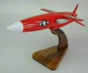 MQM-74-A Chukar Northrop JATO Airplane Desk Wood Model Big New