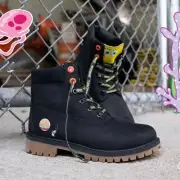 Timberland x Spongebob Square Pants Premium Boot Black Size 12 BRAND NEW