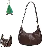 [AUGRFXVBY] 2025 Women's Designer Solid Color Hobo Shoulder Purse Bag - Versatile and Elegant Crescent Underarm Bag