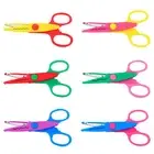 6PC Craft Scissors Paper Edger Scissors For Kids Teachers School Crafts Scrap M8