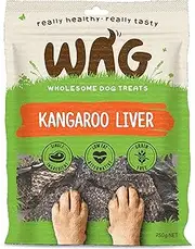 Kangaroo Liver 750g, Grain Free Hypoallergenic Natural Australian Made Dog Treat Chew, Perfect for Training