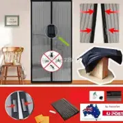 Mesh Magnetic Fly Screen Mosquito Pet Patio Net Bug Door Curtain Hands Free