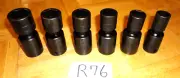 SNAP-ON TOOLS NEW UNUSED 6 PIECE 1/2 DRIVE SAE. SWIVEL IMPACT SHORT SOCKET SET