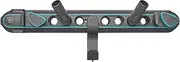 Gardena Tool Rack Flex: Wall hook for house and garden tools, incl. single connectors, handle holder, horizontal storage, made from recycled materials, can be equipped as required (3506-20)