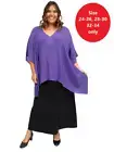 DALE & WATERS Plus size Kaftan - Harlow Kaftan Top Size 16-50