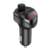 Bluetooth 4.2 3.4A Dual Usb Car Bluetooth Charger (Black)