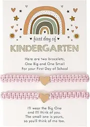 [Titayen] First Day of Bracelets for Mommy and Me Back To School Matching Bracelets Back to School Bracelet Adjustable Bracelets
