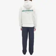 about:blank Box Logo Hoodie