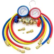 HVAC AC Refrigeration Charging Service R410A R22 R404A Manifold Gauge A/C Set