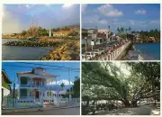 Old Lahaina Town 1985 HI 4x6 Post Card
