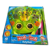 Zing GLOVE-A-BUBBLE & WAVE-A-BUBBLE Party Pack 5 Wearable Outdoor TOYS Kids New
