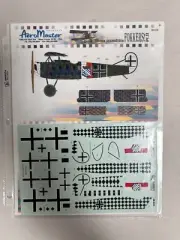 NEW Vtg AeroMaster 48-612 Fokkers Fighter War Model Airplane 1/48 Decal (ADZ3)
