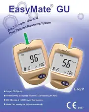 Blood Glucose Monitor Kit - EasyMate - & URIC ACID - strips Incl - TGA197422