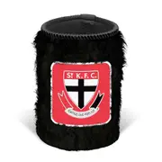 St Kilda Saints AFL Fluffy Furry Stubby Holder Can Cooler