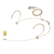 Mini XLR HRS Connector Headset Microphone for Audio Technica Wireless Body-Pack
