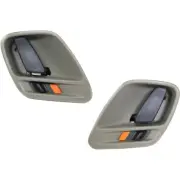 Door Handle Set For 1999-2004 Jeep Grand Cherokee Front or Rear Light Gray 2Pcs (for: Jeep)
