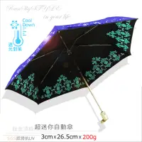 在飛比找momo購物網優惠-【RainSky】蕾洛克_超輕降溫-迷你自動傘(抗UV傘防曬