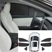 6pcs For 2017-2024 Tesla Model 3 Side Window Privacy Camp Blind Sun Shade Cover