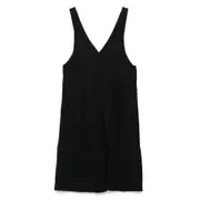 [Colour 5 Power] Colour 5 Power Slub-texture Midi Dress XL BLACK