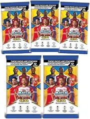 Match Attax Extra Topps 23/24 New Premier League Soccer Trading Cards League Trading Cards x5 Packet Bundle - Soccer Cards 2024 with Hassentials Sticker