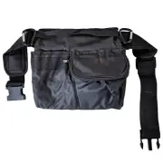 ASR Outdoor 11" Utility Belt and Pouch Heavy Duty Nylon 3 Pockets Carabiners