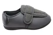 Homyped Mens Arnold Outdoor Adjustable Strap Extra Extra Wide Slippers