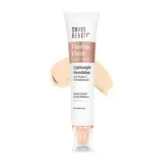 SWISS BEAUTY Matte Flawless Finish Lightweight Foundation Liquid, White Ivory, 4