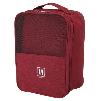 Shoe Bags for Travel, Holds 3-4 Pairs of Shoes Bag, Red