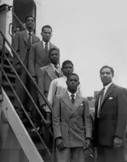 From Top Hopeful Jamaican Boxers Charles Smith Ten Ansel Essi Reid Jo 1948 PHOTO