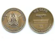 ARMY THE SERGEANT AUDIE MURPHY CLUB 2" CHALLENGE COIN SALUTES AMERICAS FINEST -