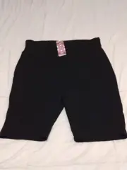 BooHoo Brand, Shorts, Black, stretchy size 12, Brand New