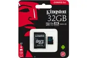 Kingston Canvas Go! 32GB 64GB 128GB UHS-I microSDXC Memory Card with SD Adapter