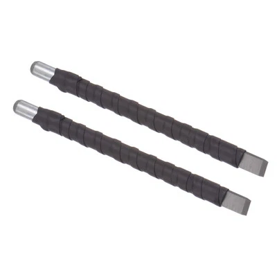 Wood Carving Knife 6mm Flat Leather Handle Engraving Cutting Blade Chisel