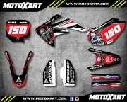 Honda CRF 150 R 2007 - 2018 Custom Graphic kit CREEPER style decals / stickers