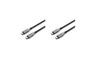 2PK Cygnett Armoured USB-C to USB-C Charger & Data Sync Transfer Cable 1M Black