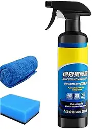 Coating Spray for Vehicles - High Protection Quick Car Coating Spray | 500ml Quick Effect Cleaner Paint Sealant Oil Film Glass Wax Waterless Wash for Scratch Removal