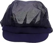 [BESTYASH] Men's Women's Chef Hats Adjustable Mesh Cap for Kitchens Factory Workshops Baking Comfortable Cooking Hat Navy