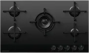 Fisher & Paykel 90cm Natural Gas on Glass Cooktop