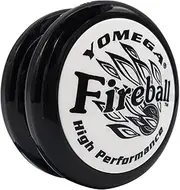 [Yomega] Fireball YoYo -HIGH Performance Responsive Transaxle Yoyo, Great for String Tricks for Advance Players to Perform Like Pros + Extra 2 yo yo Strings & 3 Month Warranty (Black White)