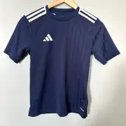 adidas Soccer Jersey Campeon 25 Navy Blue 3 stripes Climalite Youth Medium NWTs!