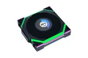Lian Li Uni Fan 120mm SL Wireless ARGB 4-Pin PWM Black Fan with 1.6in LCD Display (12SLLCD1W1B)