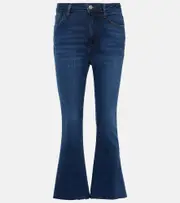 [Frame] Frame Le Crop Mini Boot mid-rise bootcut jeans 34 blue