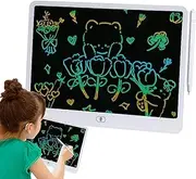 LCD Writing Tablet for Kids | Erasable LCD Drawing Writing Tablet | Toddler Toys Learning Doodle Board, Colorful Drawing Pad for Boys Girls Over 3, Travel Games