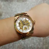 在飛比找Yahoo!奇摩拍賣優惠-☆42mm 大錶徑 Boss way 機械錶 亮晶晶 簍空 