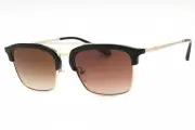 EMPORIO ARMANI EA4228 300213 Sunglasses Black Matte Gold Frame Brown Gradient