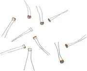 Gatuida 10pcs Gl5528 Photoresistor Single Fixed Resistors Ldr Photo Resistors Gl5528 Ldr Photo Resistors