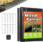Heavy Duty Landscape Fabric, Grass Blocker Fabric, Woven Geotextile Fabric, Ground Cover Fabric, Grass Barrier Mat, Landscape Control, Driveway Grass Blocker, Garden Barrier