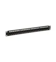 Icc ICMPP24CP6 Patch Panel,cat 6, Feed-thru 24-p,1rms