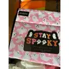 Halloween Haunted Pink Ghost QUEEN Size All Over Print 6 piece Sheet Set